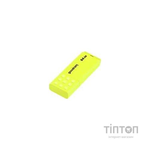 USB флеш накопичувач Goodram 64GB UME2 Yellow USB 2.0 (UME2-0640Y0R11)