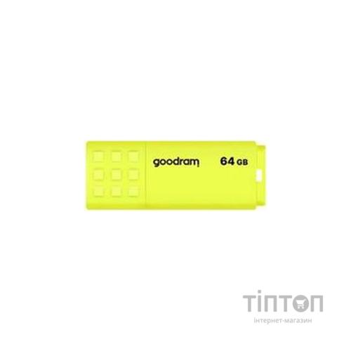 USB флеш накопичувач Goodram 64GB UME2 Yellow USB 2.0 (UME2-0640Y0R11)