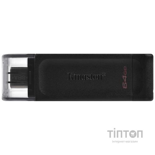 USB флеш накопичувач Kingston 64GB DataTraveler 70 USB 3.2 / Type-C (DT70/64GB)