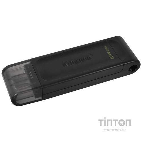 USB флеш накопичувач Kingston 64GB DataTraveler 70 USB 3.2 / Type-C (DT70/64GB)
