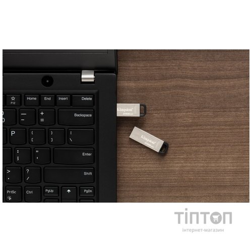 USB флеш накопичувач Kingston 32GB DT Kyson Silver/Black USB 3.2 (DTKN/32GB)