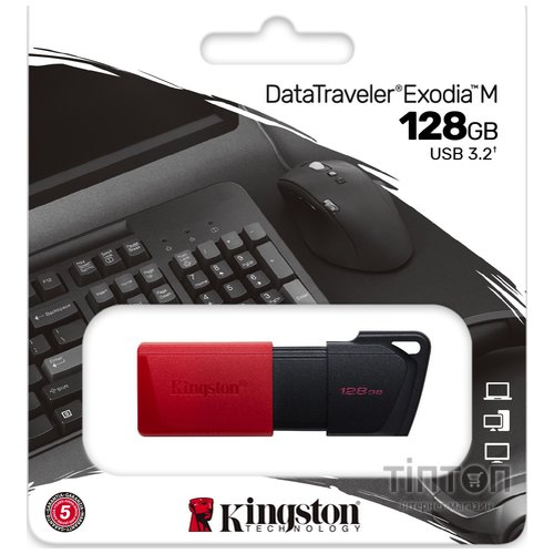 USB флеш накопичувач Kingston 128GB DataTraveler Exodia M USB 3.2 (DTXM/128GB)