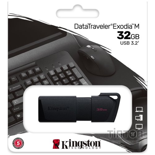 USB флеш накопичувач Kingston 32GB DataTraveler Exodia M USB 3.2 (DTXM/32GB)