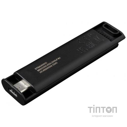 USB флеш накопичувач Kingston USB-накопичувач 1TB DataTraveler Max USB 3.2 Gen 2 Type-C Black (DTMAX/1TB)