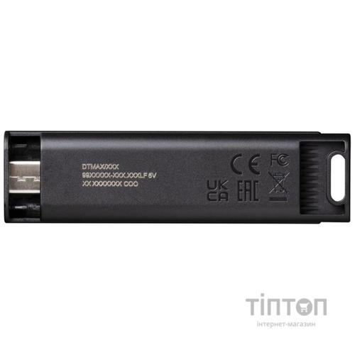 USB флеш накопичувач Kingston USB-накопичувач 1TB DataTraveler Max USB 3.2 Gen 2 Type-C Black (DTMAX/1TB)