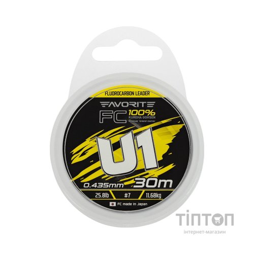 Флюорокарбон Favorite U1 FC 30m 7.0/0.435mm 25.8lb/11.68kg (1693.12.19)
