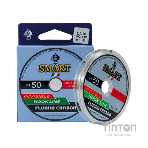 Флюорокарбон Smart Stiff 50m 0.25mm 6.1kg (1300.32.47)