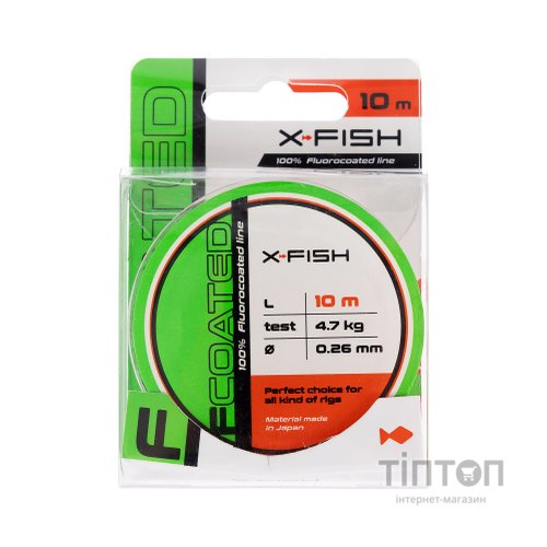 Флюорокарбон X-Fish FCoated 10m 0.26mm 4.7kg (1917.01.26)