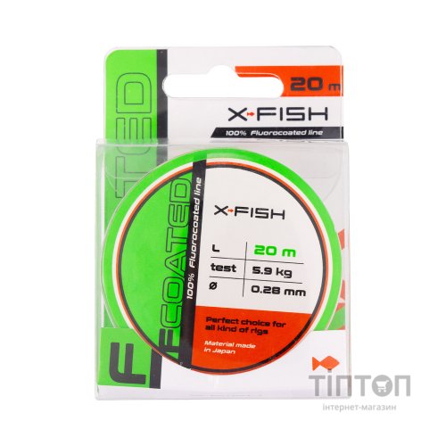 Флюорокарбон X-Fish FCoated 20m 0.28mm 5.9kg (1917.01.46)