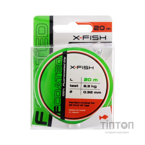 Флюорокарбон X-Fish FCoated 20m 0.32mm 8.3kg (1917.01.48)