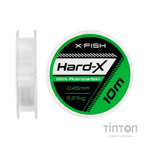 Флюорокарбон X-Fish Hard-X 10m (clear) 0.45mm 9.37kg (1917.03.73)