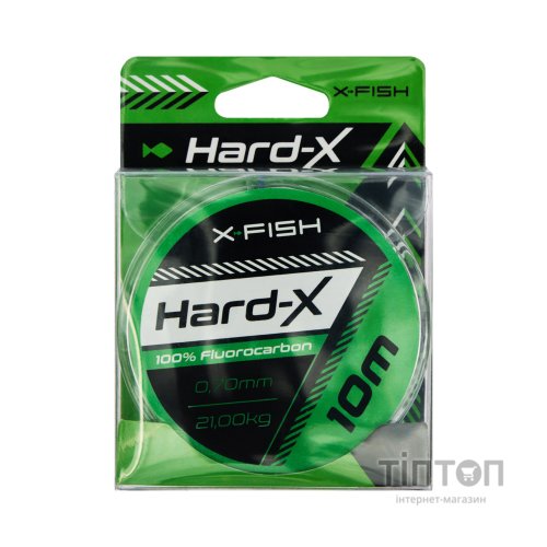 Флюорокарбон X-Fish Hard-X 10m (clear) 0.70mm 21.00kg (1917.03.78)
