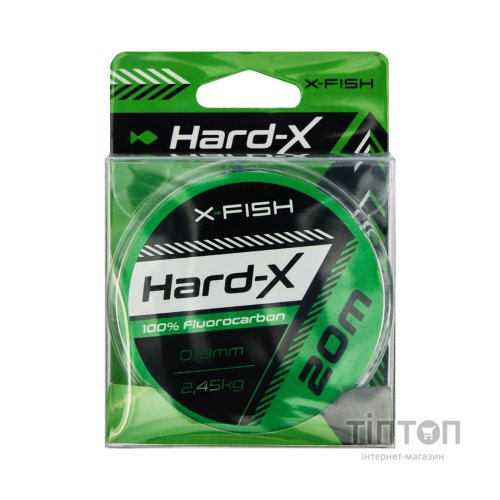 Флюорокарбон X-Fish Hard-X 20m (clear) 0.18mm 2.45kg (1917.03.81)