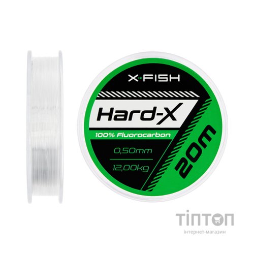 Флюорокарбон X-Fish Hard-X 20m (clear) 0.50mm 12.00kg (1917.03.90)