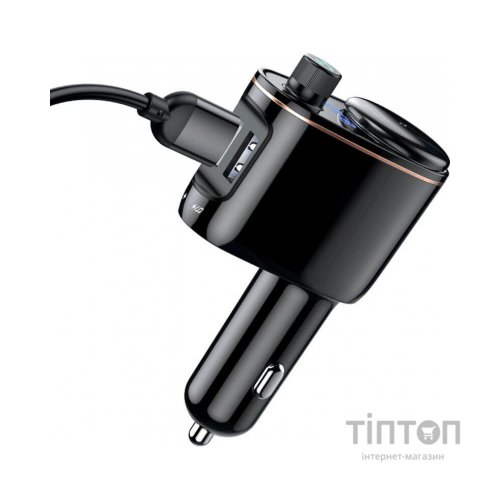 FM модулятор Baseus Lokomotive S-06 Black (CCALL-RH01)