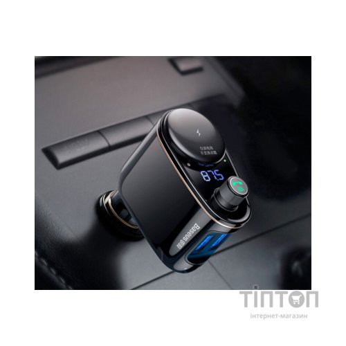 FM модулятор Baseus Lokomotive S-06 Black (CCALL-RH01)