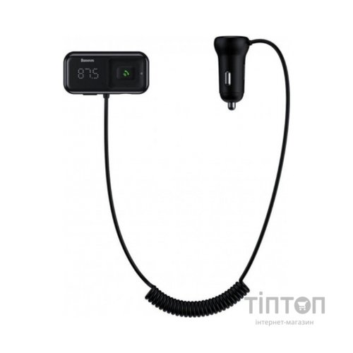 FM модулятор Baseus T typed S-16 MP3 Black (CCTM-E01)