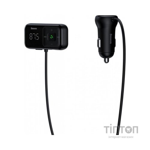 FM модулятор Baseus T typed S-16 MP3 Black (CCTM-E01)