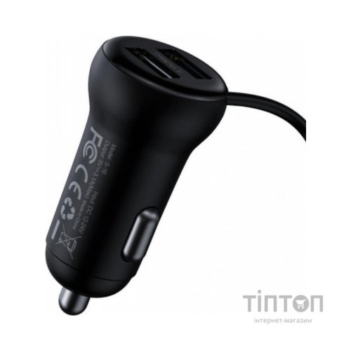 FM модулятор Baseus T typed S-16 MP3 Black (CCTM-E01)
