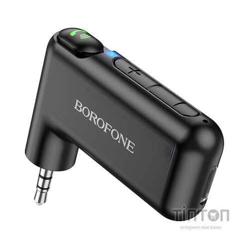 FM модулятор BOROFONE BC35 Wideway car AUX BT receiver Black (BC35B)