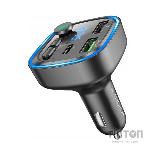 FM модулятор BOROFONE BC48, Gray, Box (BC48)