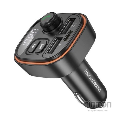 FM модулятор BOROFONE BC59, Black, Box