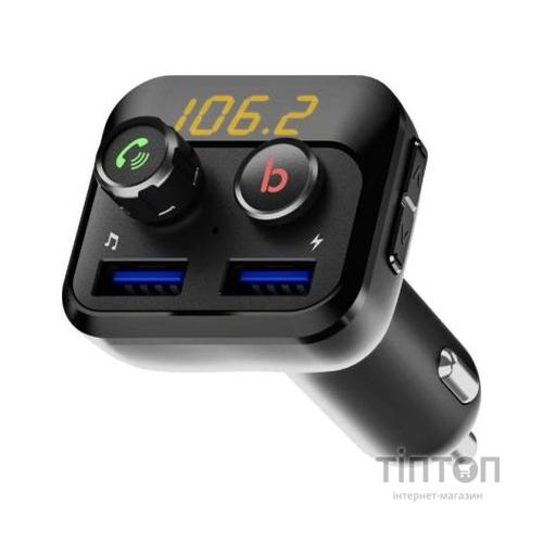 FM модулятор Grand-X 98GRX MegaBass, Bluetooth V5.0 MicroSD, 2USB , MegaBass, han (98GRX)