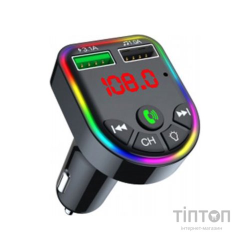 FM модулятор Havit HV-FM810BT Black