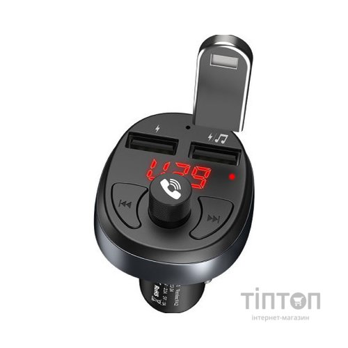 FM модулятор HOCO E41, Black, Box (E41)