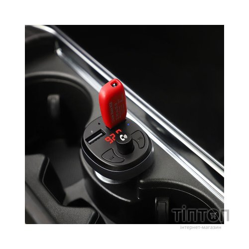 FM модулятор HOCO E41, Black, Box (E41)