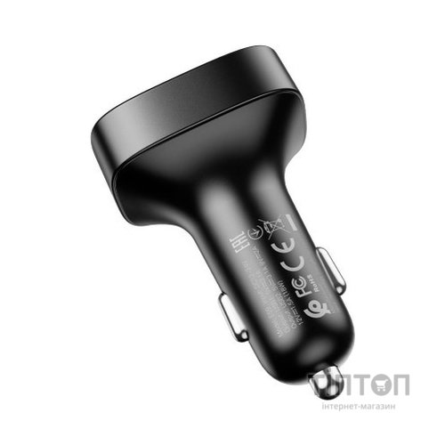 FM модулятор HOCO E59, Black, Box (E59)