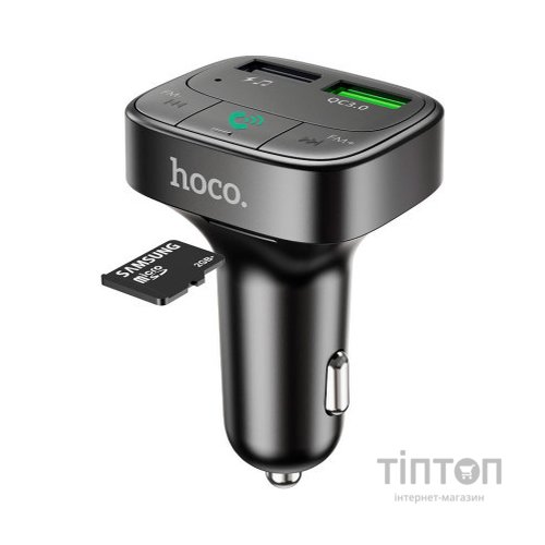 FM модулятор HOCO E59, Black, Box (E59)