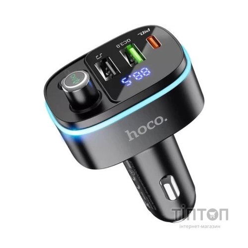 FM модулятор HOCO E62, Black, Box
