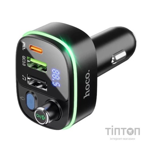 FM модулятор HOCO E62, Black, Box