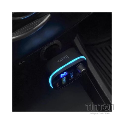 FM модулятор HOCO E62, Black, Box