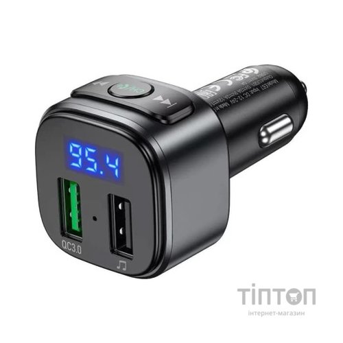 FM модулятор HOCO E67, Black, Box