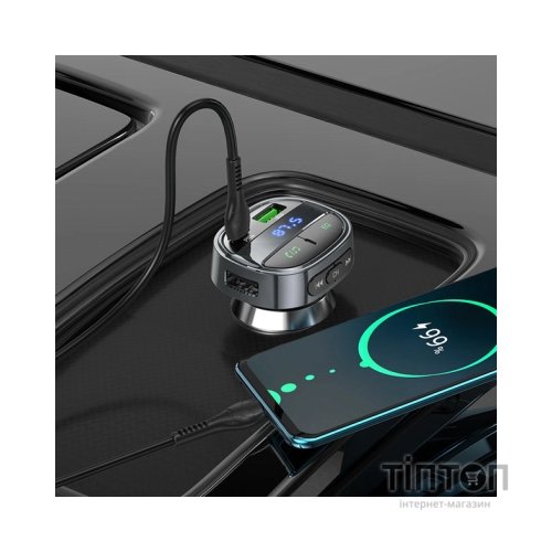 FM модулятор HOCO E70, Black, Box