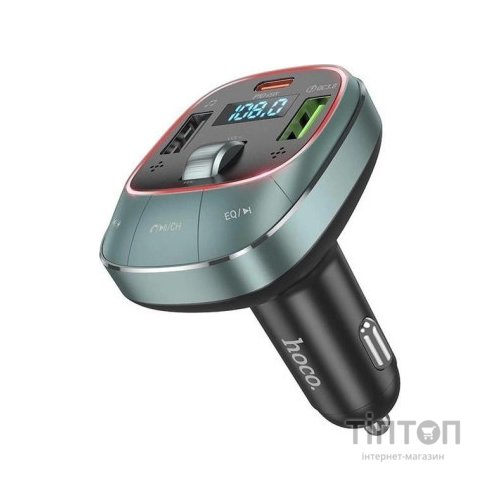 FM модулятор HOCO E76, Silver, Box (E76S)