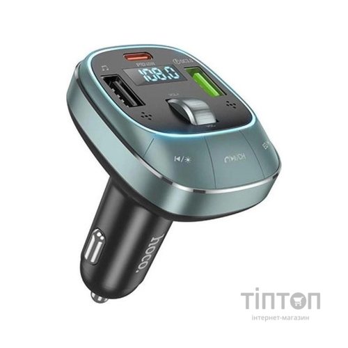 FM модулятор HOCO E76, Silver, Box (E76S)