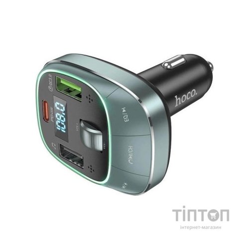 FM модулятор HOCO E76, Silver, Box (E76S)