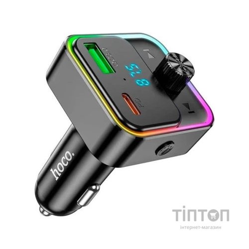 FM модулятор HOCO E81, Black, Box