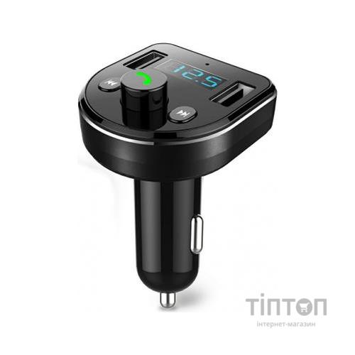 FM модулятор Jellico CM-1 Bluetooth MP3 2USB 3.1А Black (RL058183)
