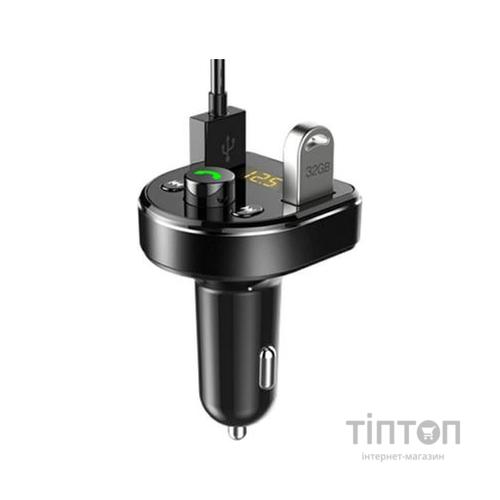 FM модулятор Jellico CM-1 Bluetooth MP3 2USB 3.1А Black (RL058183)