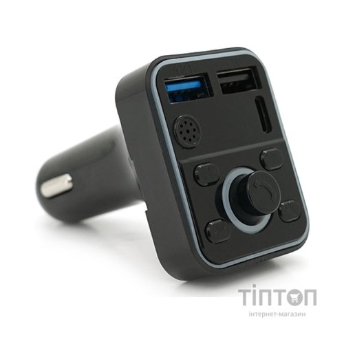 FM модулятор Voltronic D1, підсвітка 7 кольорів, 1.5-3.1A, USB, TF (FM-D1-7Col)