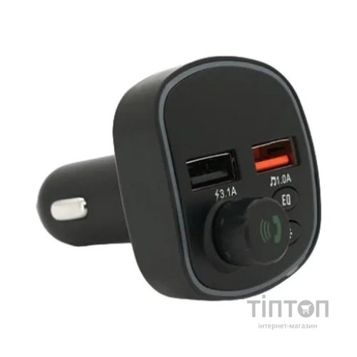 FM модулятор Voltronic Q2 з еквалайзером, 1.5A, FM, USB, TF (FM-Q2EQ)
