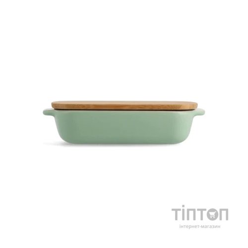 Форма для випікання KitchenAid з кришкою керамогранітна 0,9 л Фісташкова (CC007424-001)