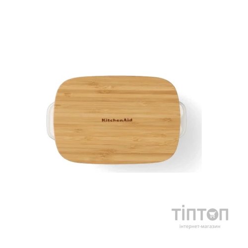 Форма для випікання KitchenAid з кришкою керамогранітна 0,9 л Фісташкова (CC007424-001)