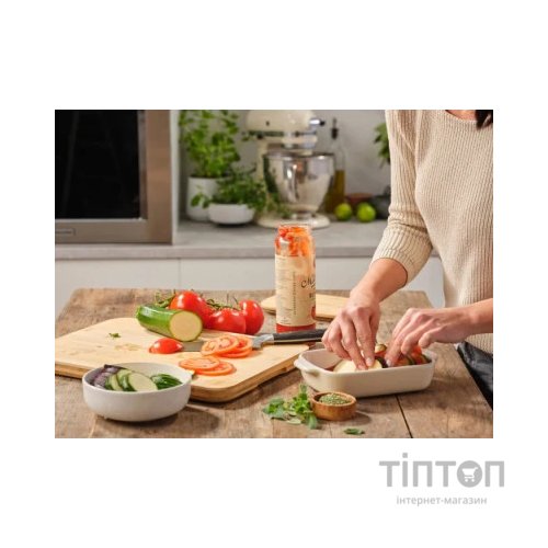 Форма для випікання KitchenAid з кришкою керамогранітна 0,9 л Кремова (CC006105-001)