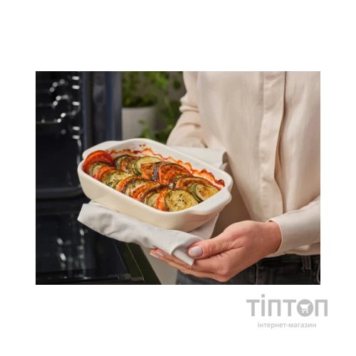 Форма для випікання KitchenAid з кришкою керамогранітна 0,9 л Кремова (CC006105-001)