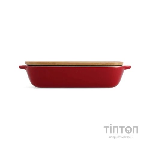 Форма для випікання KitchenAid з кришкою керамогранітна 1,9 л Червона (CC006106-001)